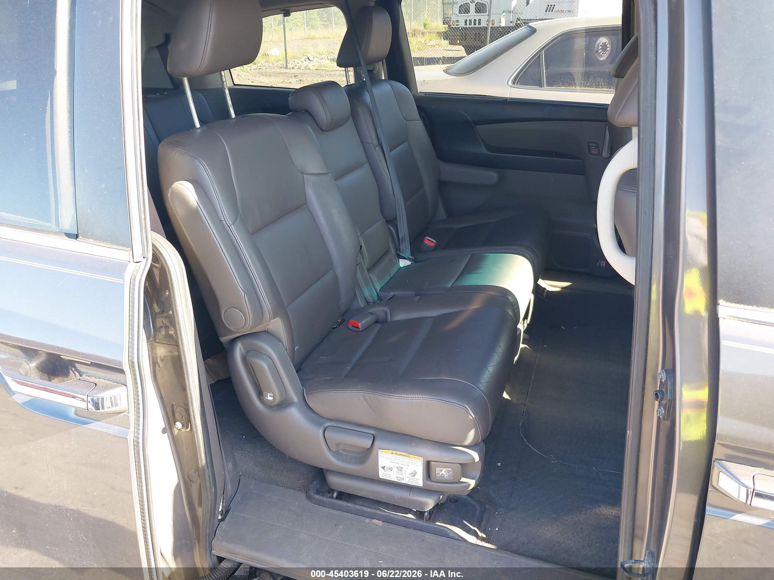 2012 Honda Odyssey Ex-l Gray vin: 5FNRL5H60CB126935