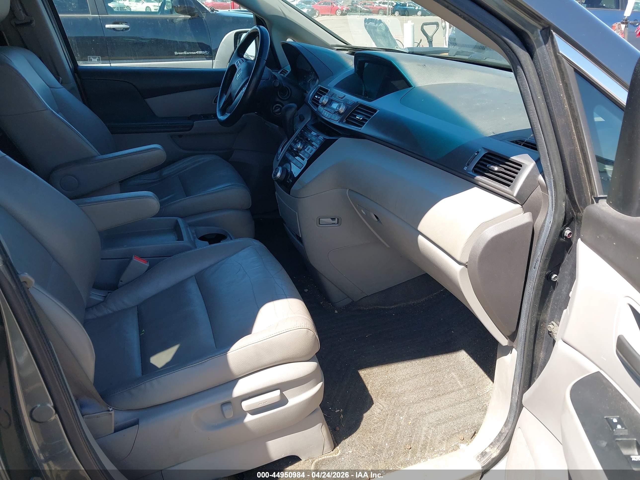 2012 Honda Odyssey Ex-l Gray vin: 5FNRL5H60CB127938