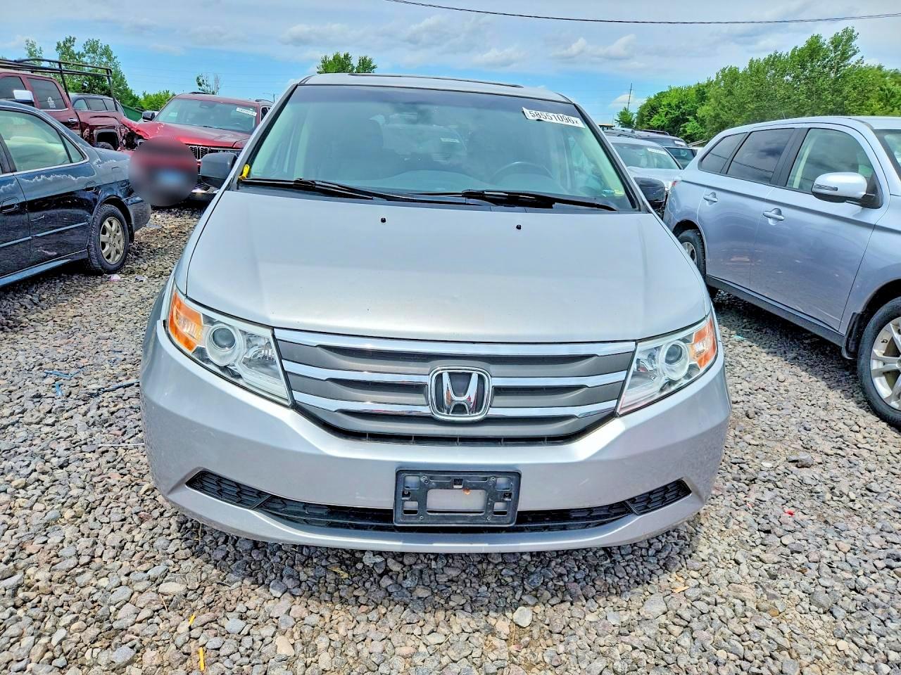 2012 Honda Odyssey Exl Gray vin: 5FNRL5H60CB131424