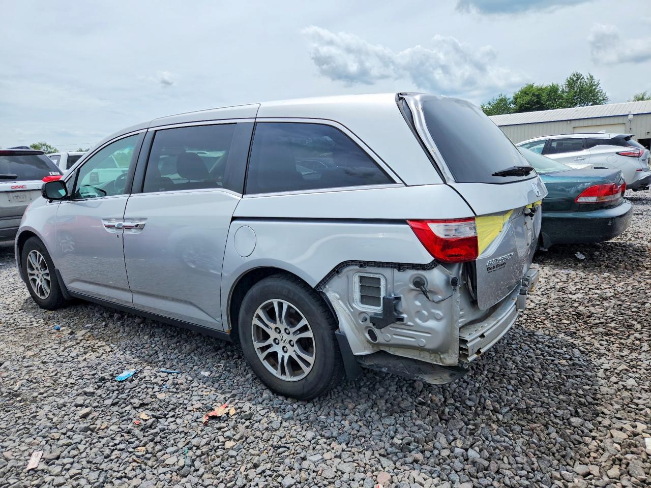 2012 Honda Odyssey Exl Gray vin: 5FNRL5H60CB131424