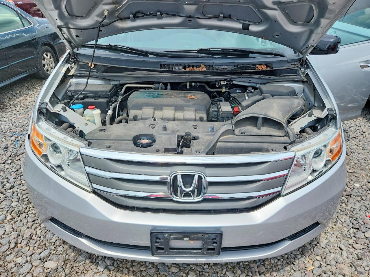 2012 Honda Odyssey Exl Gray vin: 5FNRL5H60CB131424