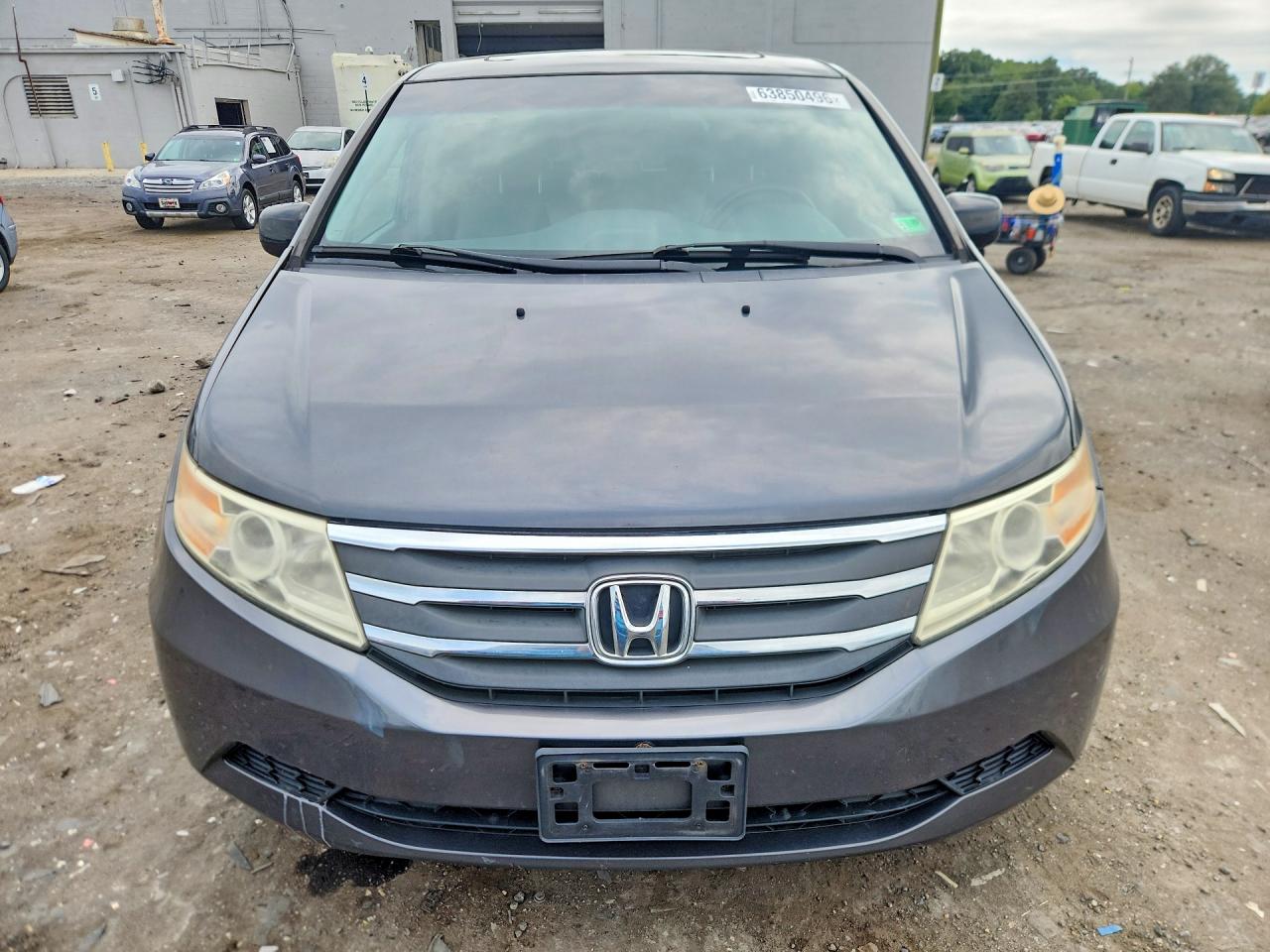 2012 Honda Odyssey Exl Gray vin: 5FNRL5H60CB137529