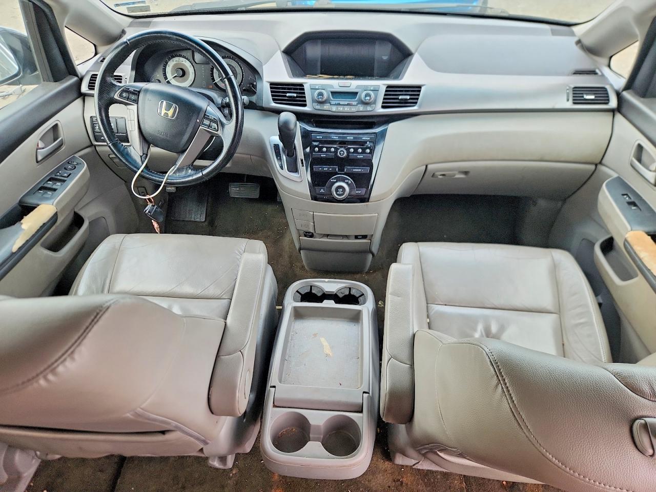2012 Honda Odyssey Exl Gray vin: 5FNRL5H60CB137529