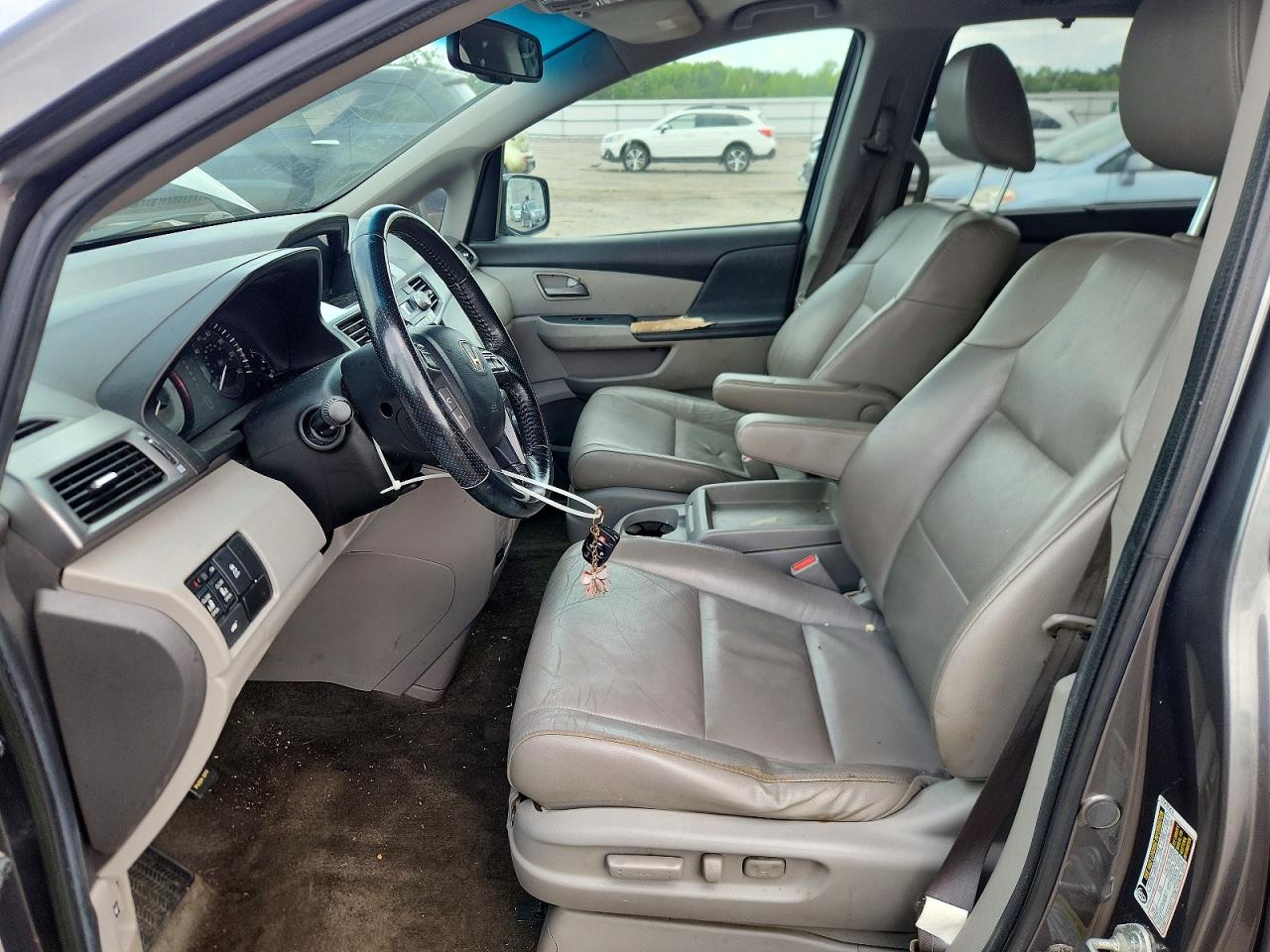 2012 Honda Odyssey Exl Gray vin: 5FNRL5H60CB137529