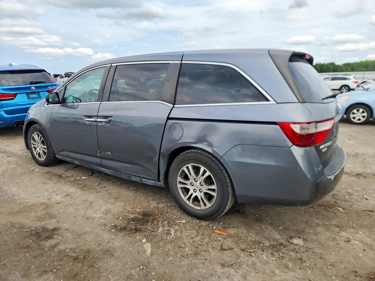 2012 Honda Odyssey Exl Gray vin: 5FNRL5H60CB137529