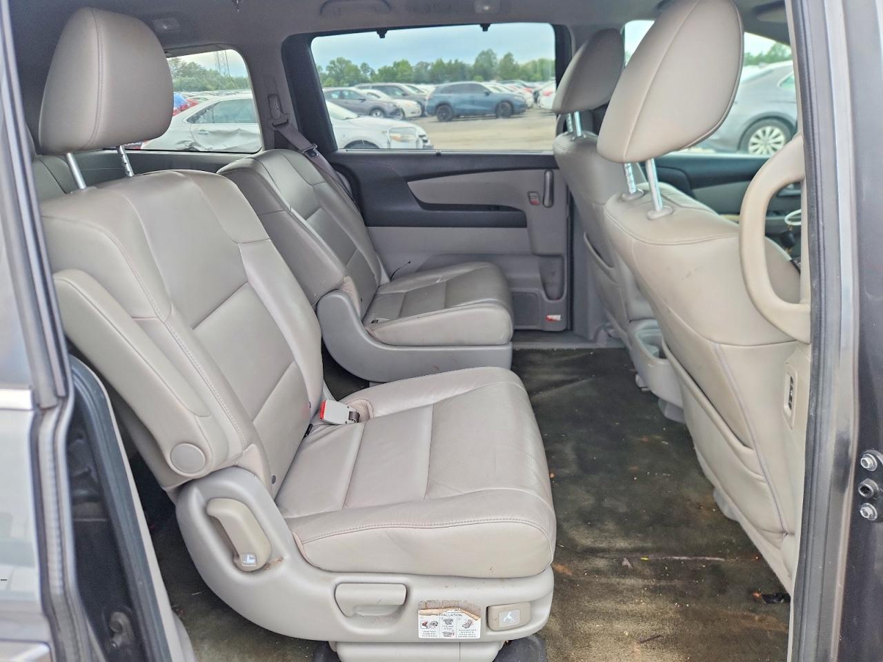 2012 Honda Odyssey Exl Gray vin: 5FNRL5H60CB137529