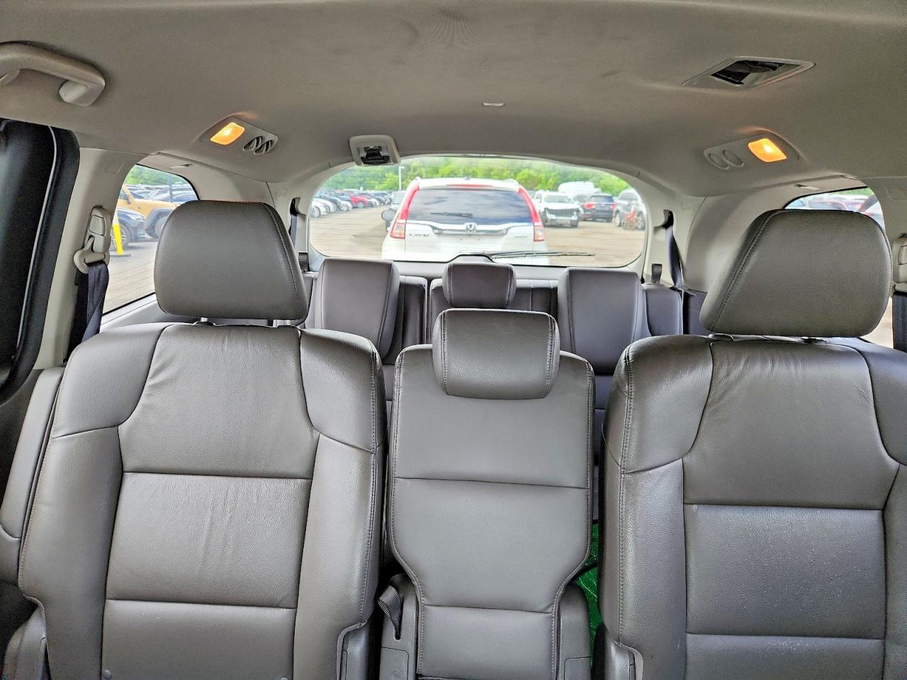 2013 Honda Odyssey Exl White vin: 5FNRL5H60DB013522