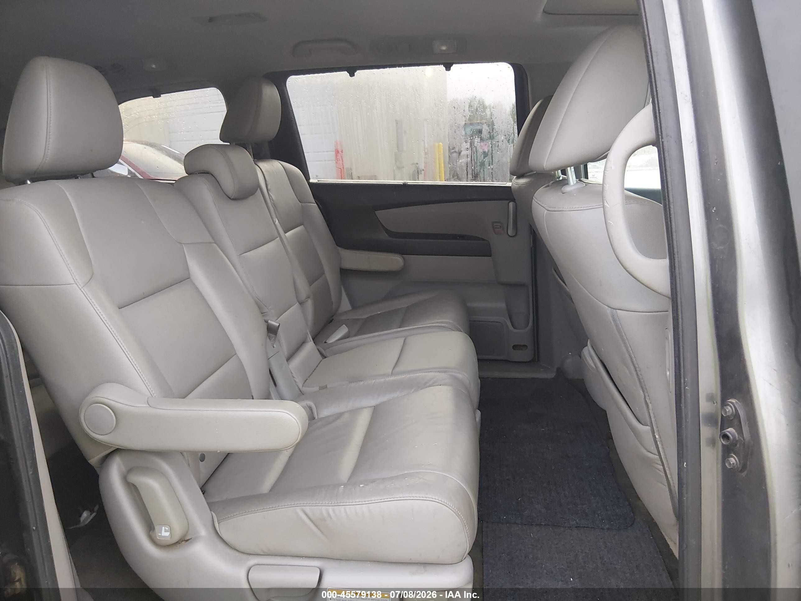 2013 Honda Odyssey Ex-l Gray vin: 5FNRL5H60DB016856