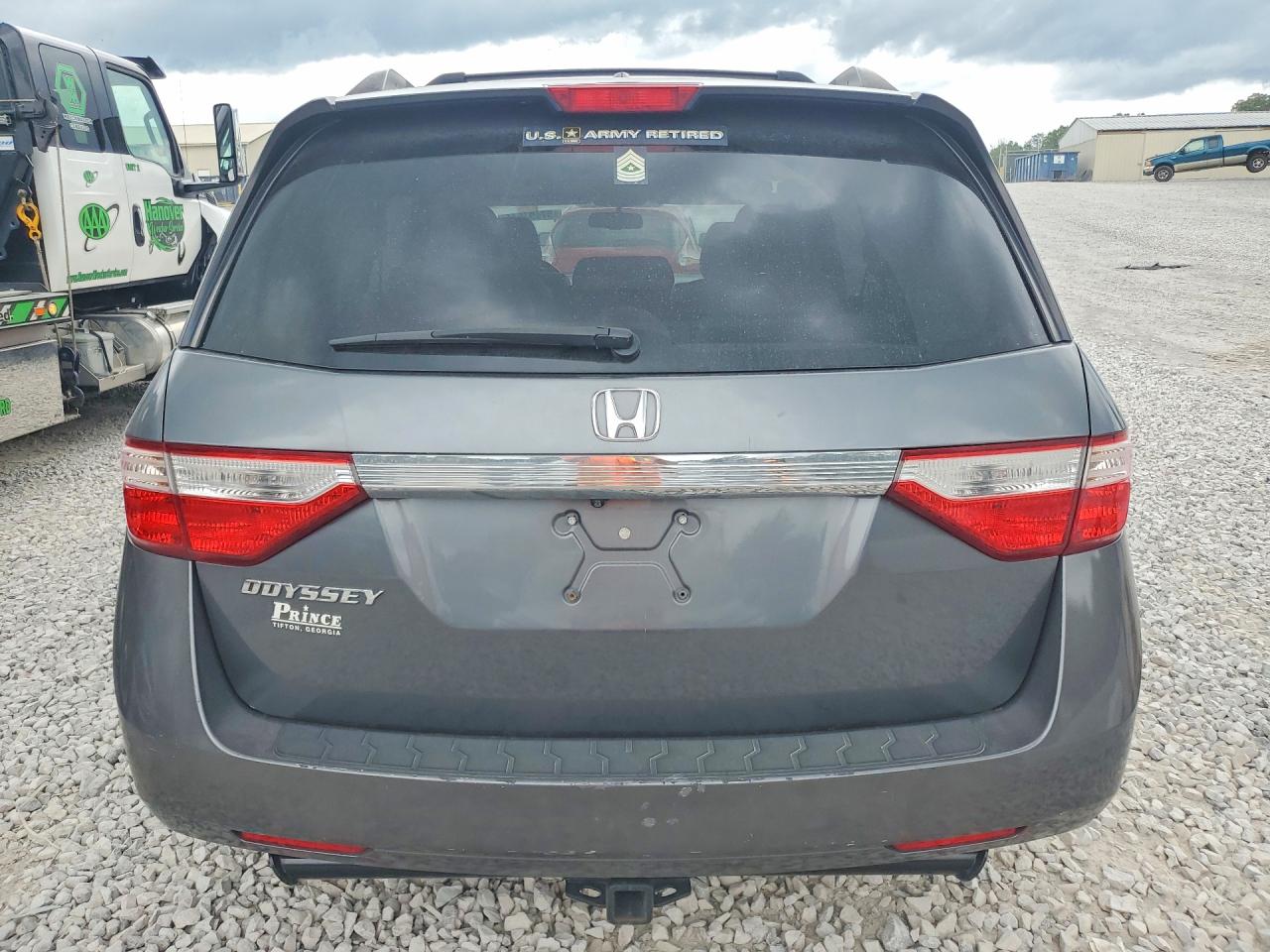 2013 Honda Odyssey Exl Gray vin: 5FNRL5H60DB025153
