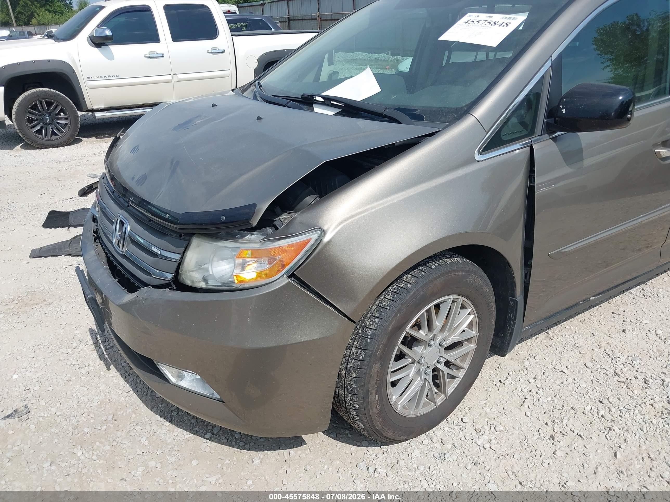2013 Honda Odyssey Ex-l Gold vin: 5FNRL5H60DB046620
