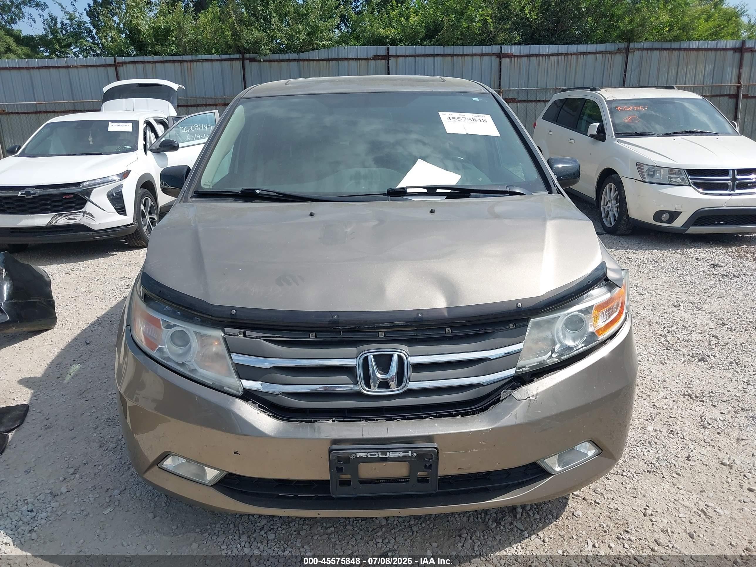 2013 Honda Odyssey Ex-l Gold vin: 5FNRL5H60DB046620