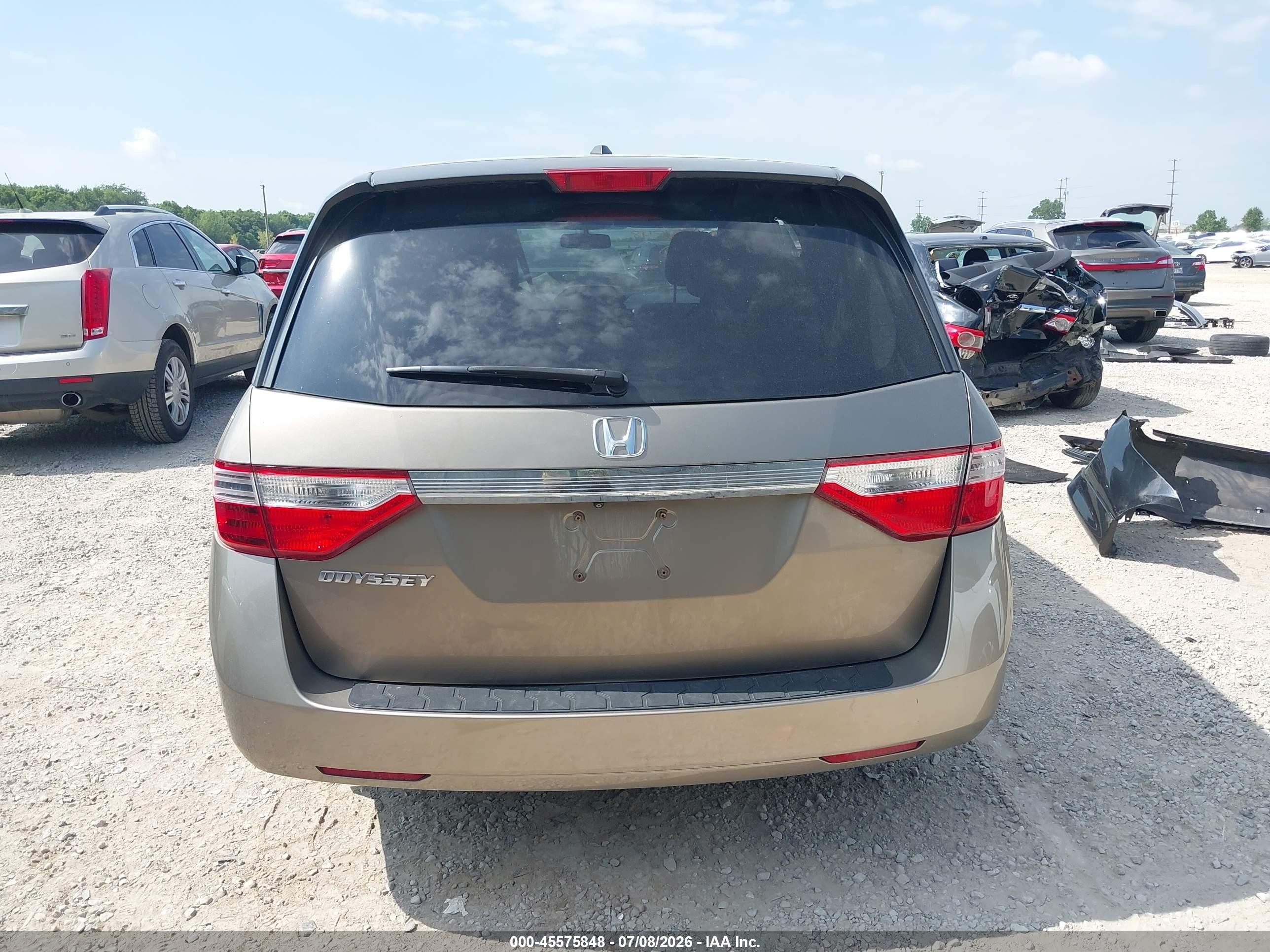 2013 Honda Odyssey Ex-l Gold vin: 5FNRL5H60DB046620