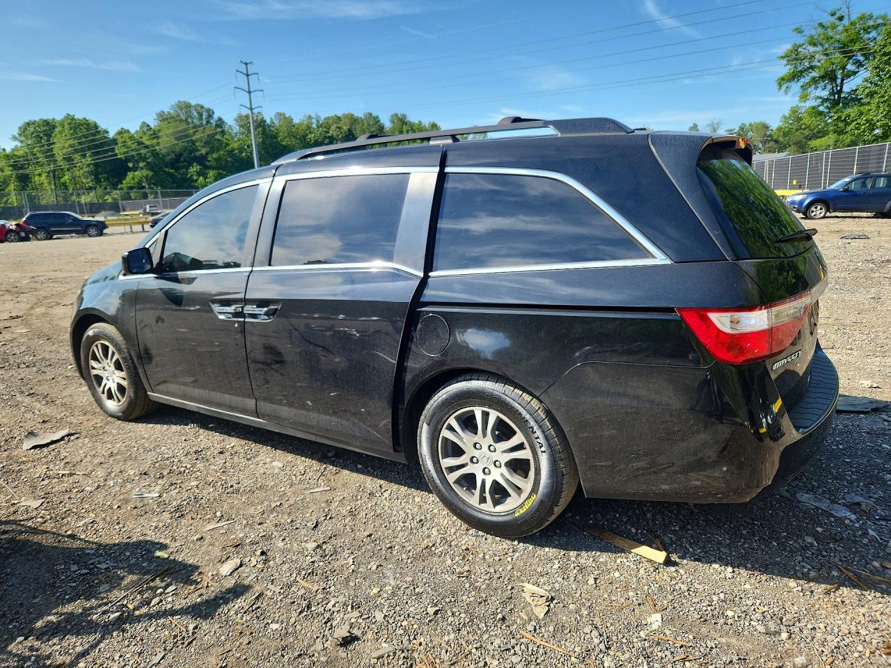 2013 Honda Odyssey Exl Черный vin: 5FNRL5H60DB054958
