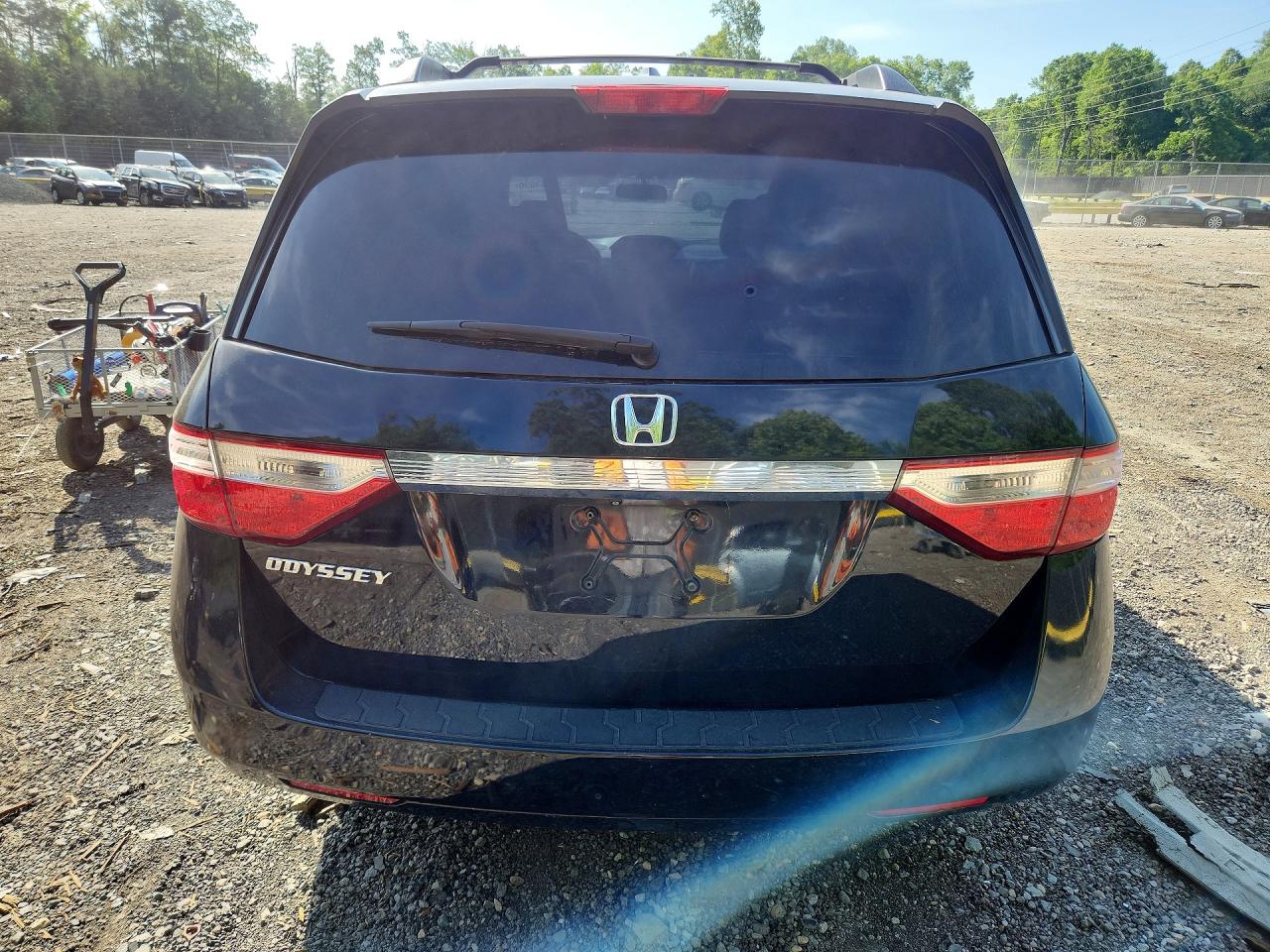 2013 Honda Odyssey Exl Черный vin: 5FNRL5H60DB054958