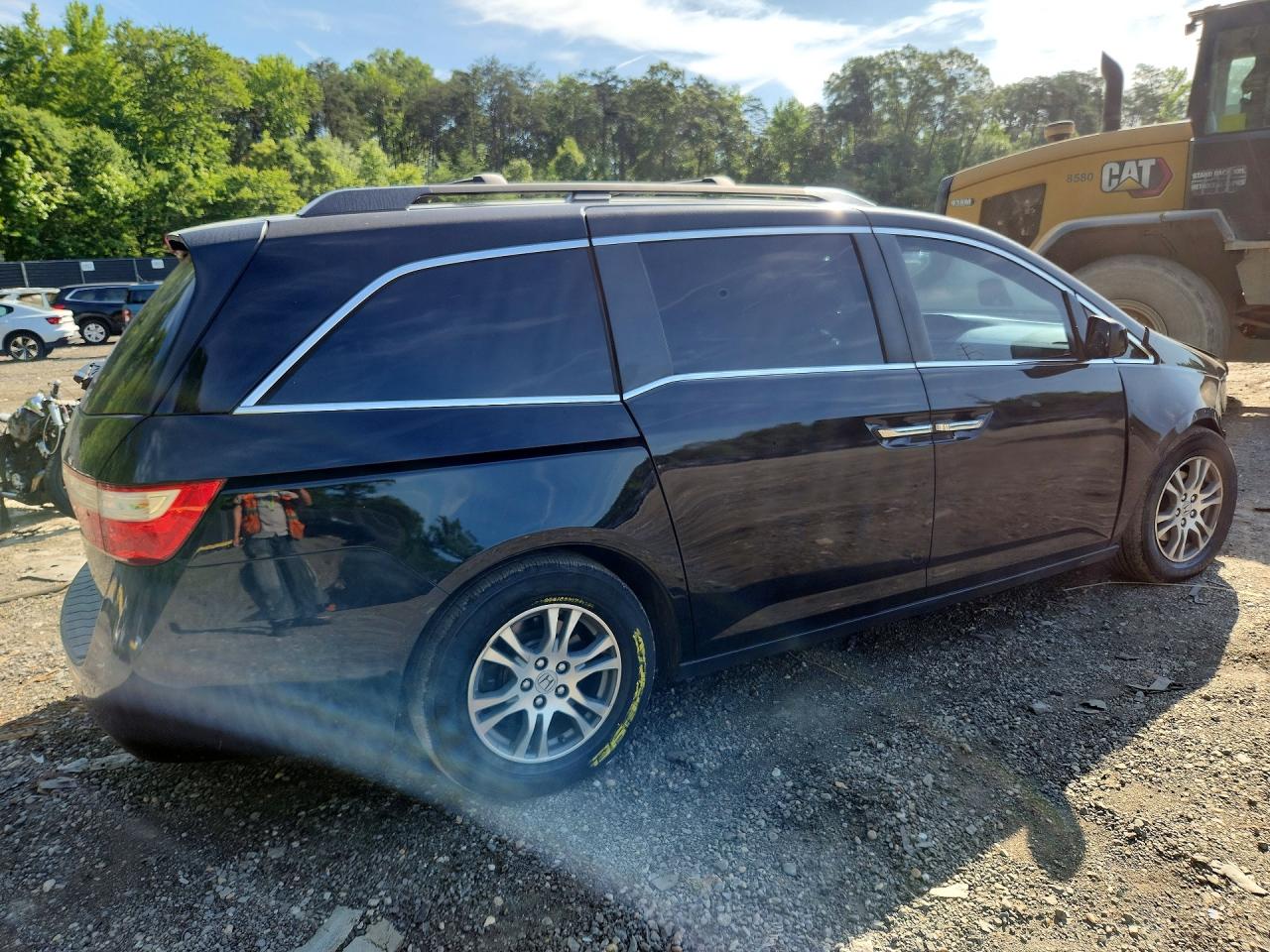2013 Honda Odyssey Exl Черный vin: 5FNRL5H60DB054958