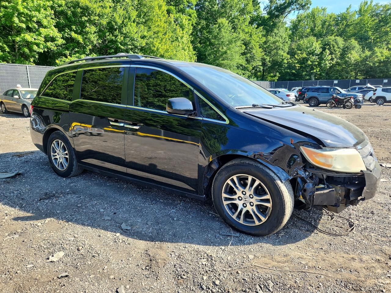 2013 Honda Odyssey Exl Черный vin: 5FNRL5H60DB054958