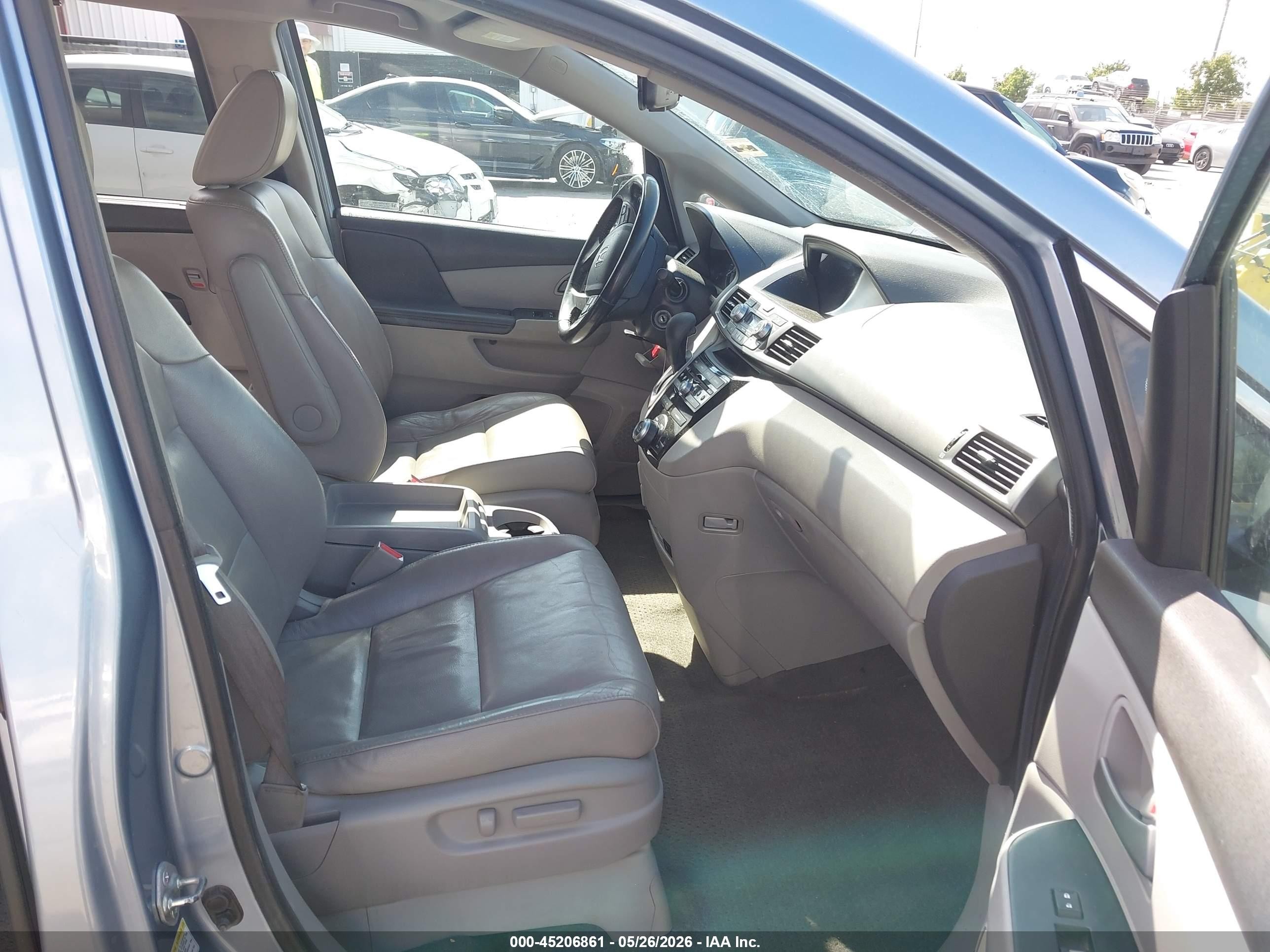 2013 Honda Odyssey Ex-l Light Blue vin: 5FNRL5H60DB058010