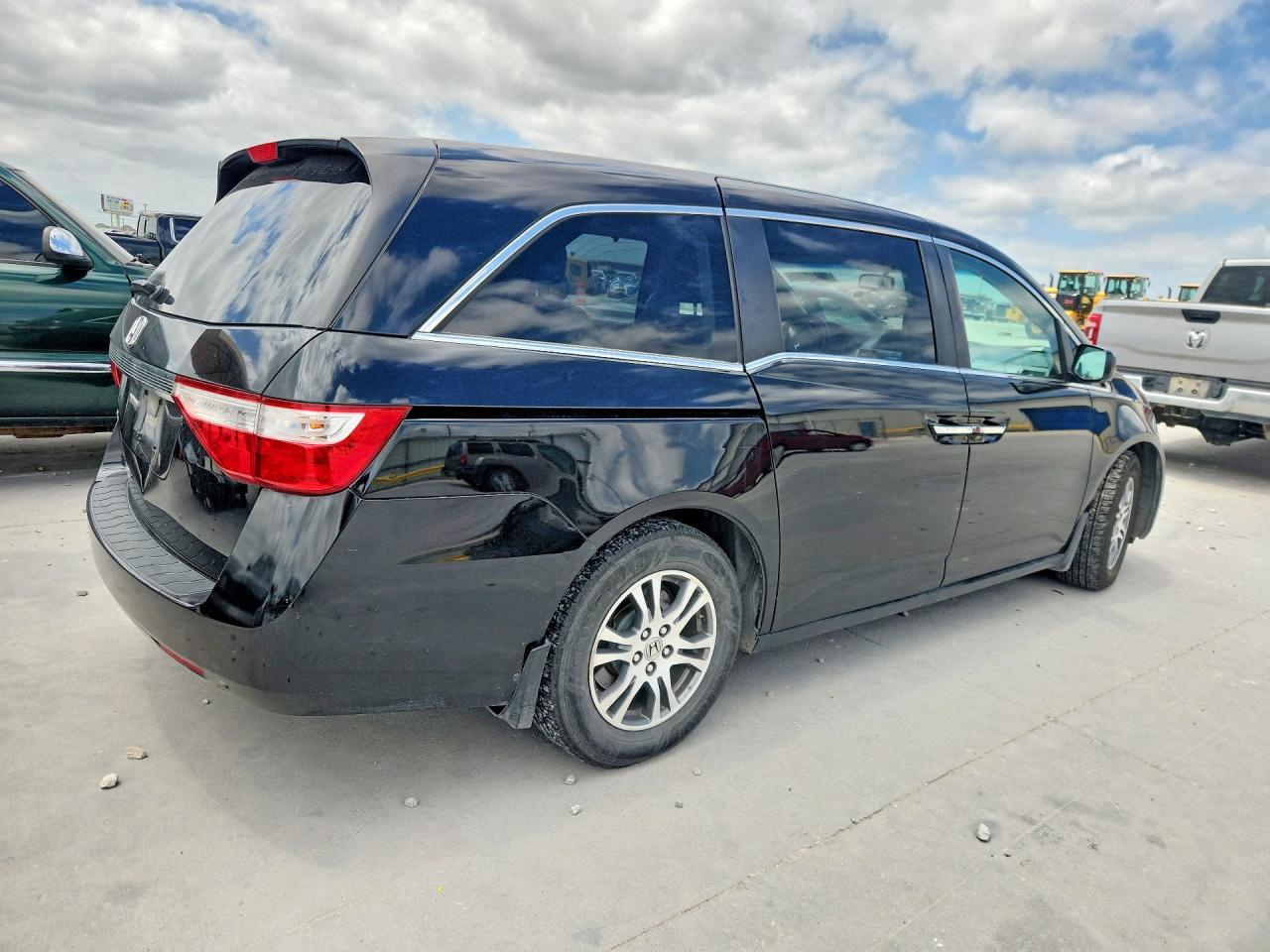 2013 Honda Odyssey Exl Black vin: 5FNRL5H60DB077978