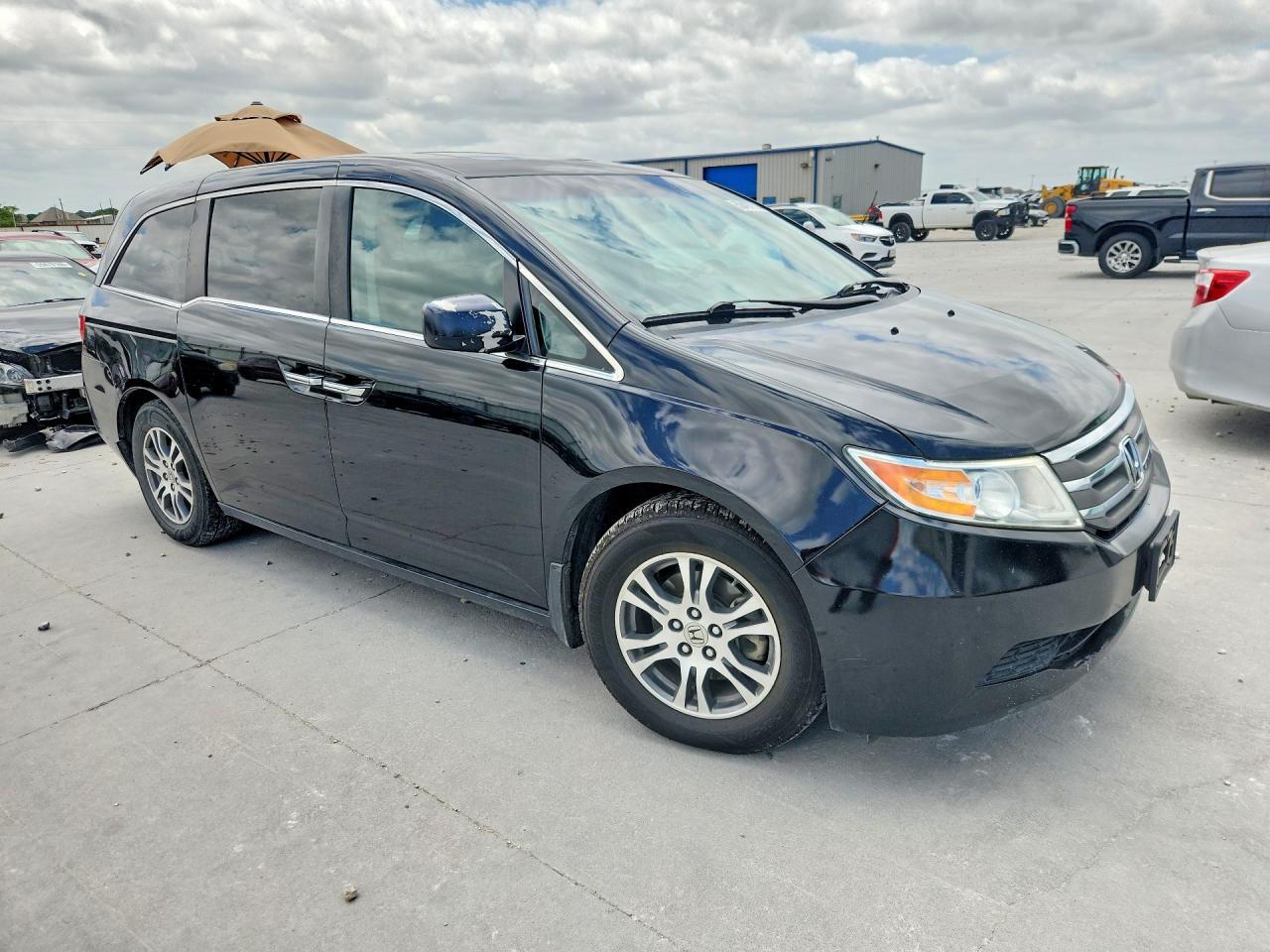 2013 Honda Odyssey Exl Black vin: 5FNRL5H60DB077978