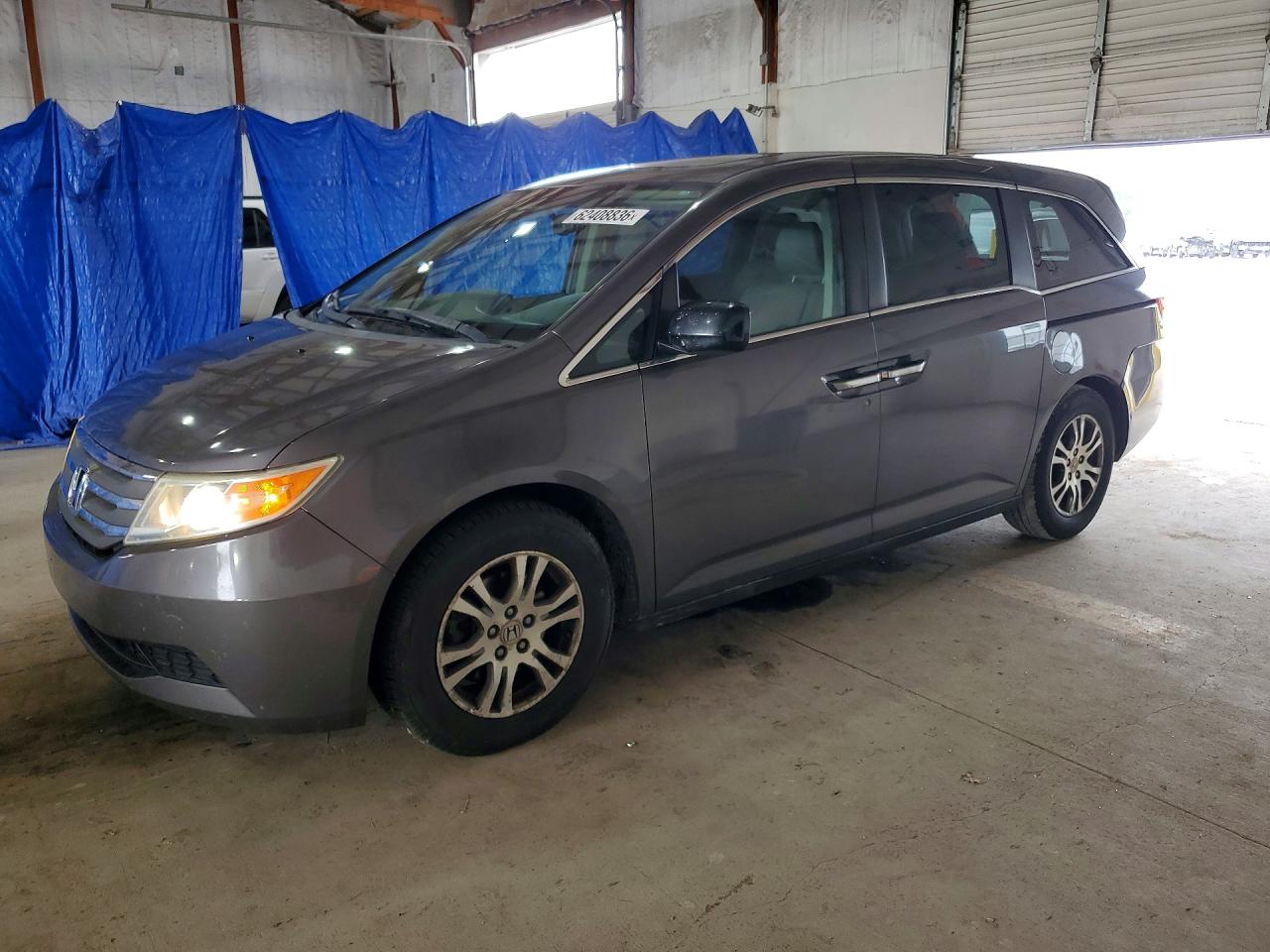 2013 Honda Odyssey Exl Серый vin: 5FNRL5H60DB079214