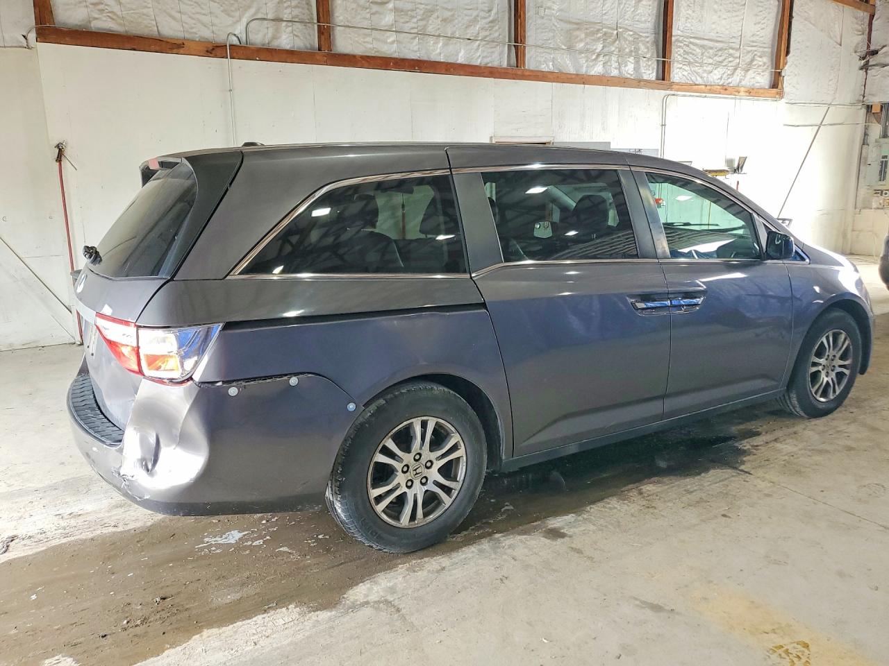 2013 Honda Odyssey Exl Серый vin: 5FNRL5H60DB079214