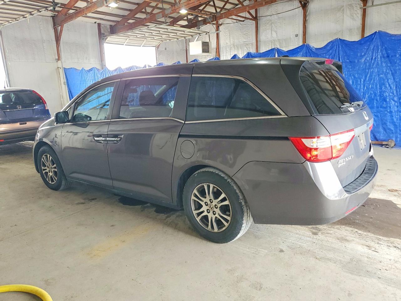 2013 Honda Odyssey Exl Серый vin: 5FNRL5H60DB079214