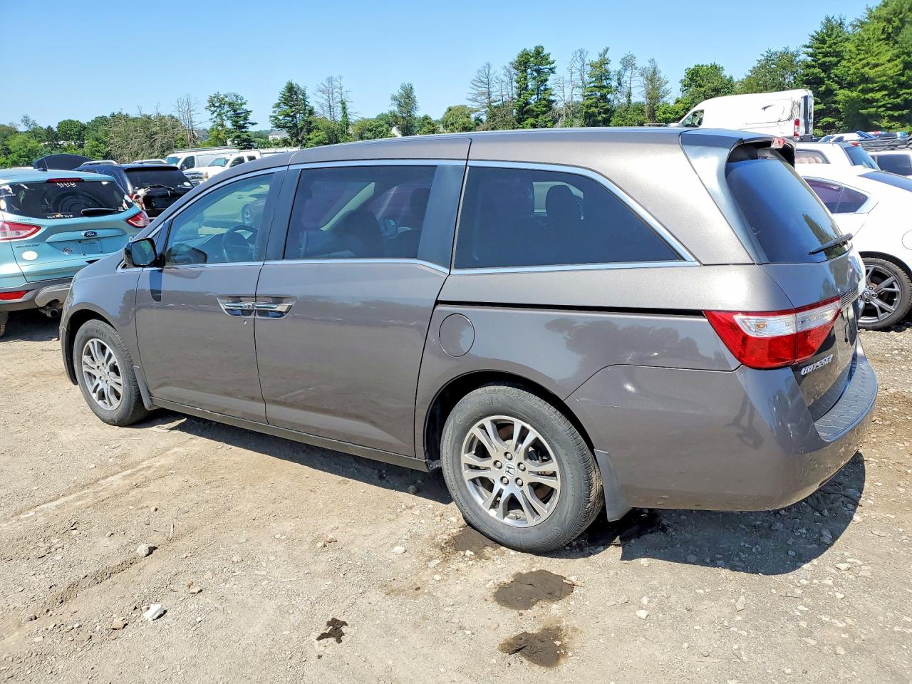 2013 Honda Odyssey Exl Gray vin: 5FNRL5H60DB081920