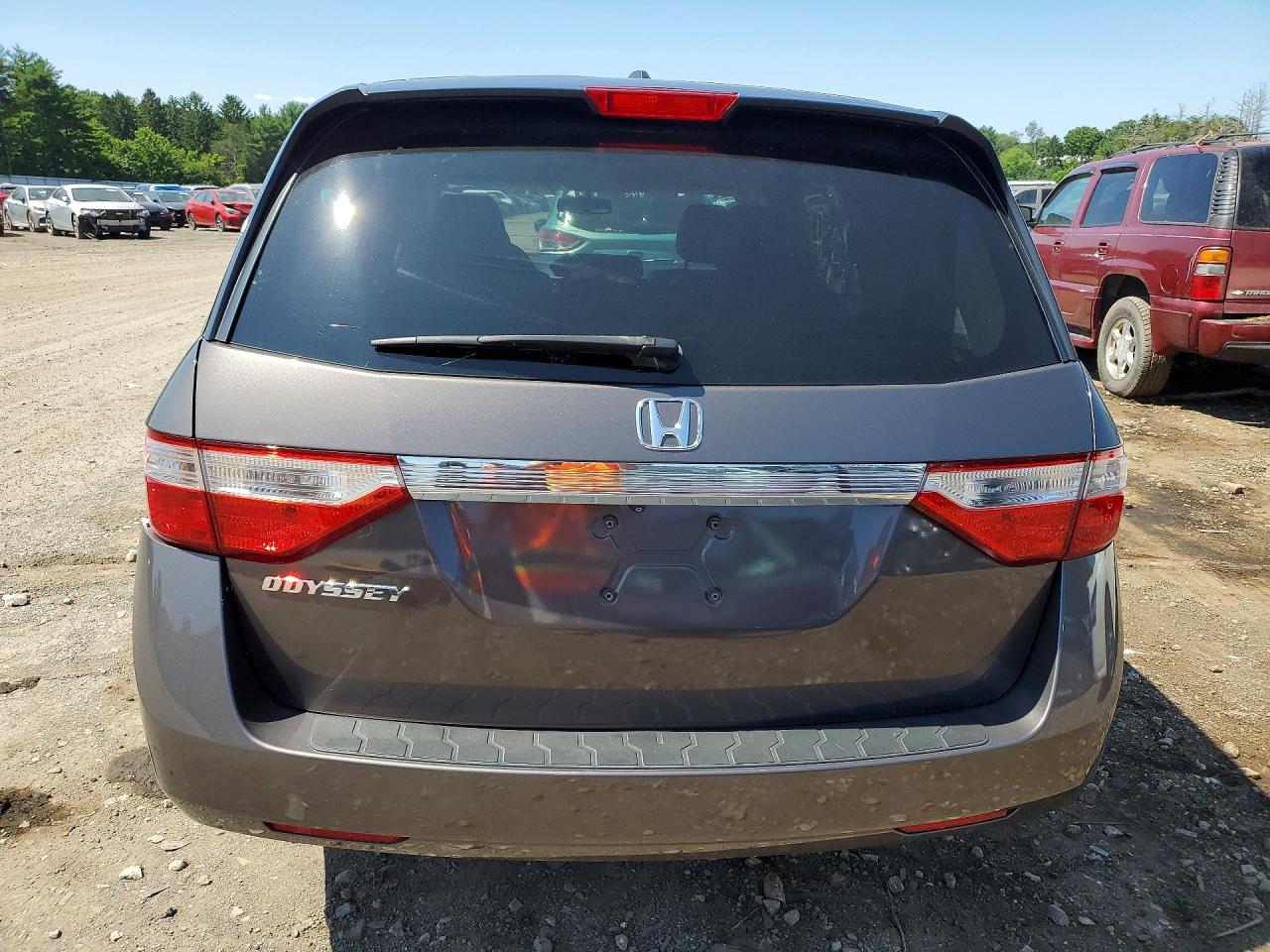 2013 Honda Odyssey Exl Gray vin: 5FNRL5H60DB081920