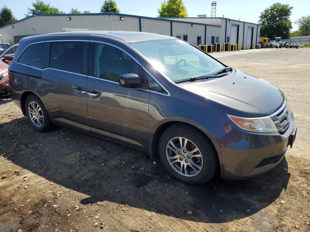 2013 Honda Odyssey Exl Gray vin: 5FNRL5H60DB081920