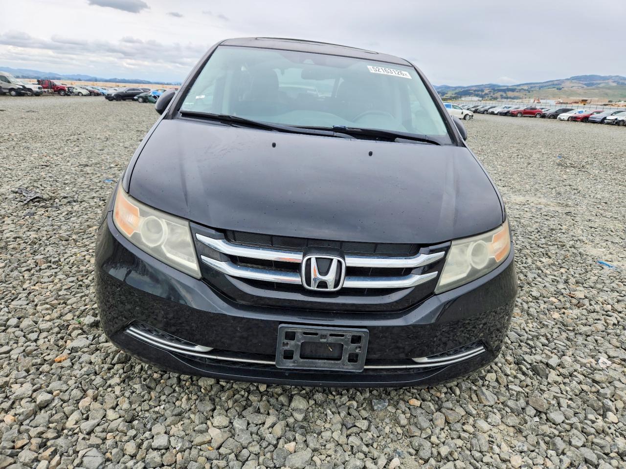2014 Honda Odyssey Exl Black vin: 5FNRL5H60EB002442