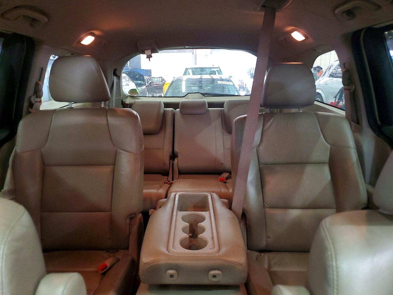 2014 Honda Odyssey Exl White vin: 5FNRL5H60EB016695