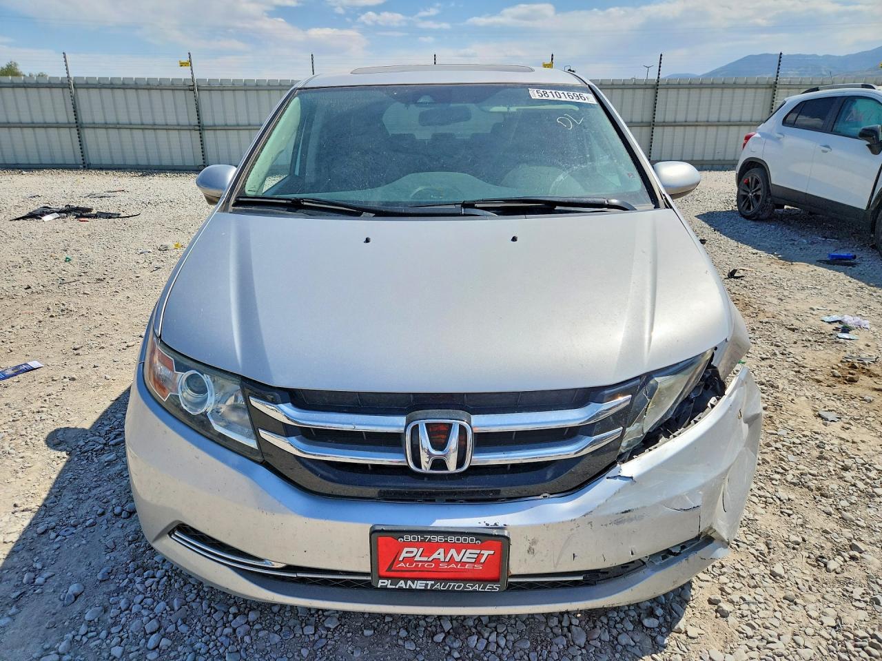 2014 Honda Odyssey Exl Silver vin: 5FNRL5H60EB017135
