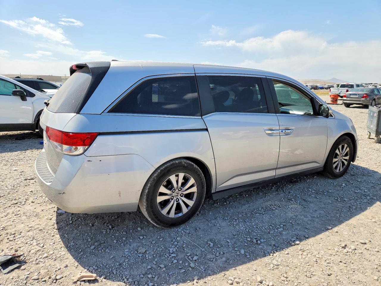 2014 Honda Odyssey Exl Silver vin: 5FNRL5H60EB017135
