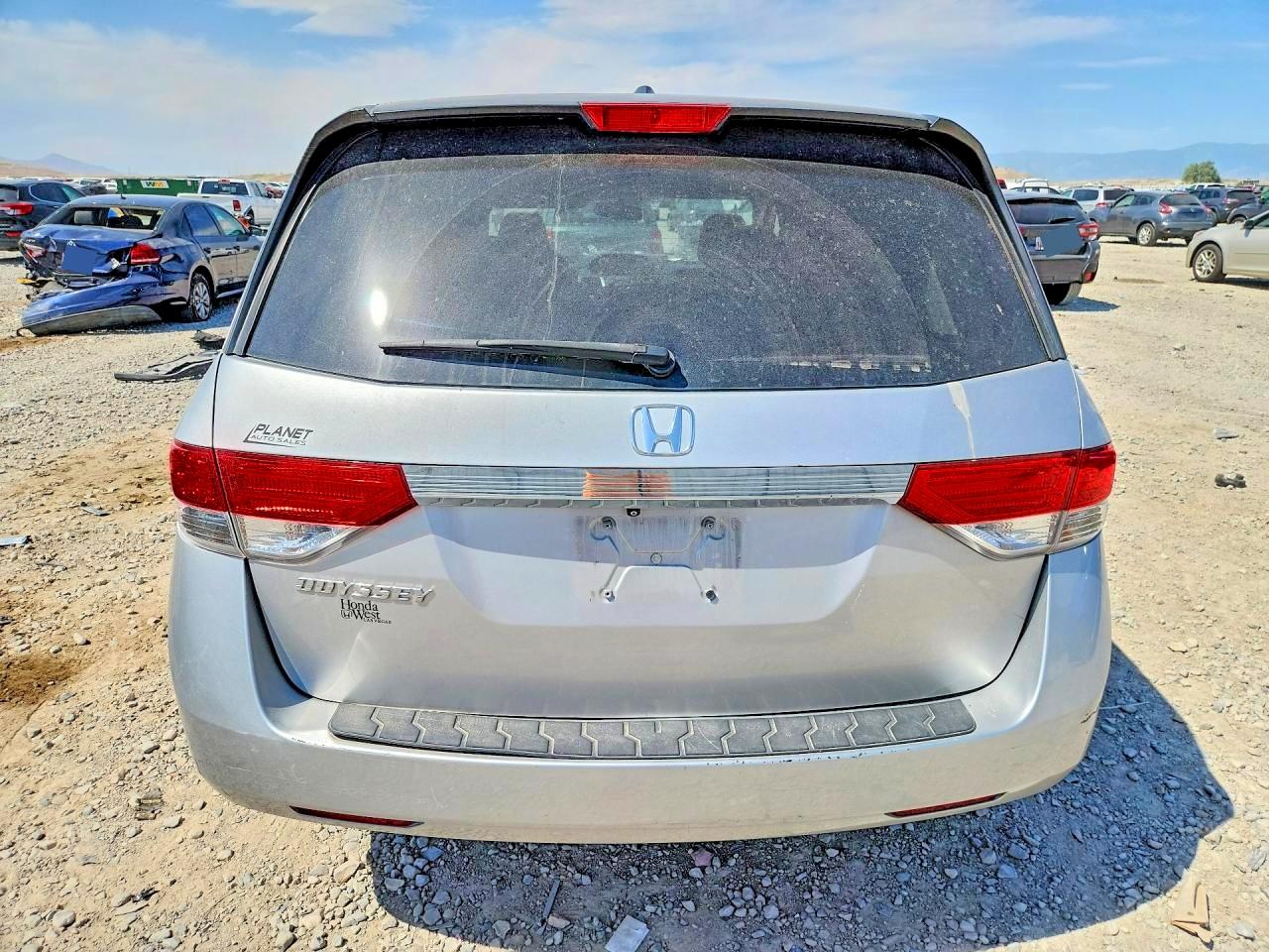 2014 Honda Odyssey Exl Silver vin: 5FNRL5H60EB017135