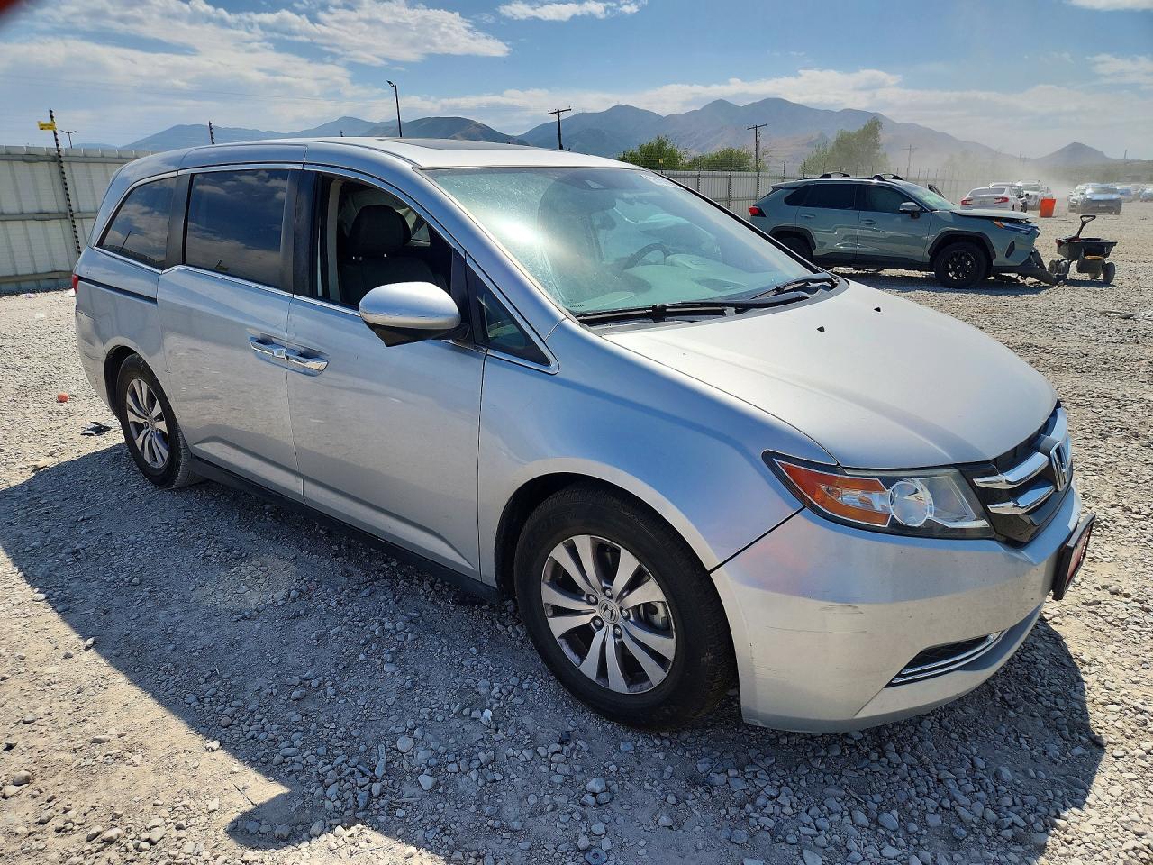 2014 Honda Odyssey Exl Silver vin: 5FNRL5H60EB017135