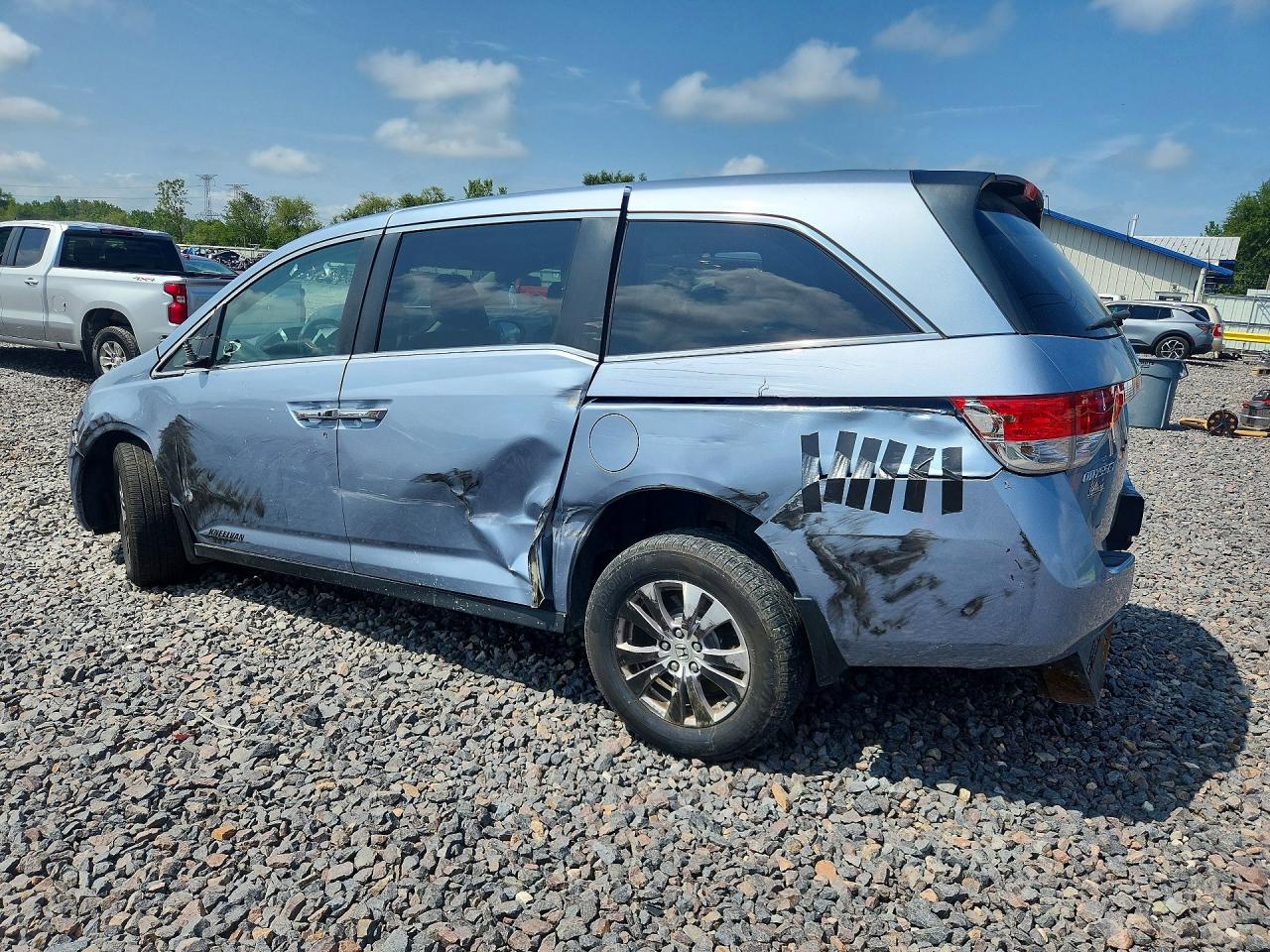 2014 Honda Odyssey Exl Серебряный vin: 5FNRL5H60EB022013
