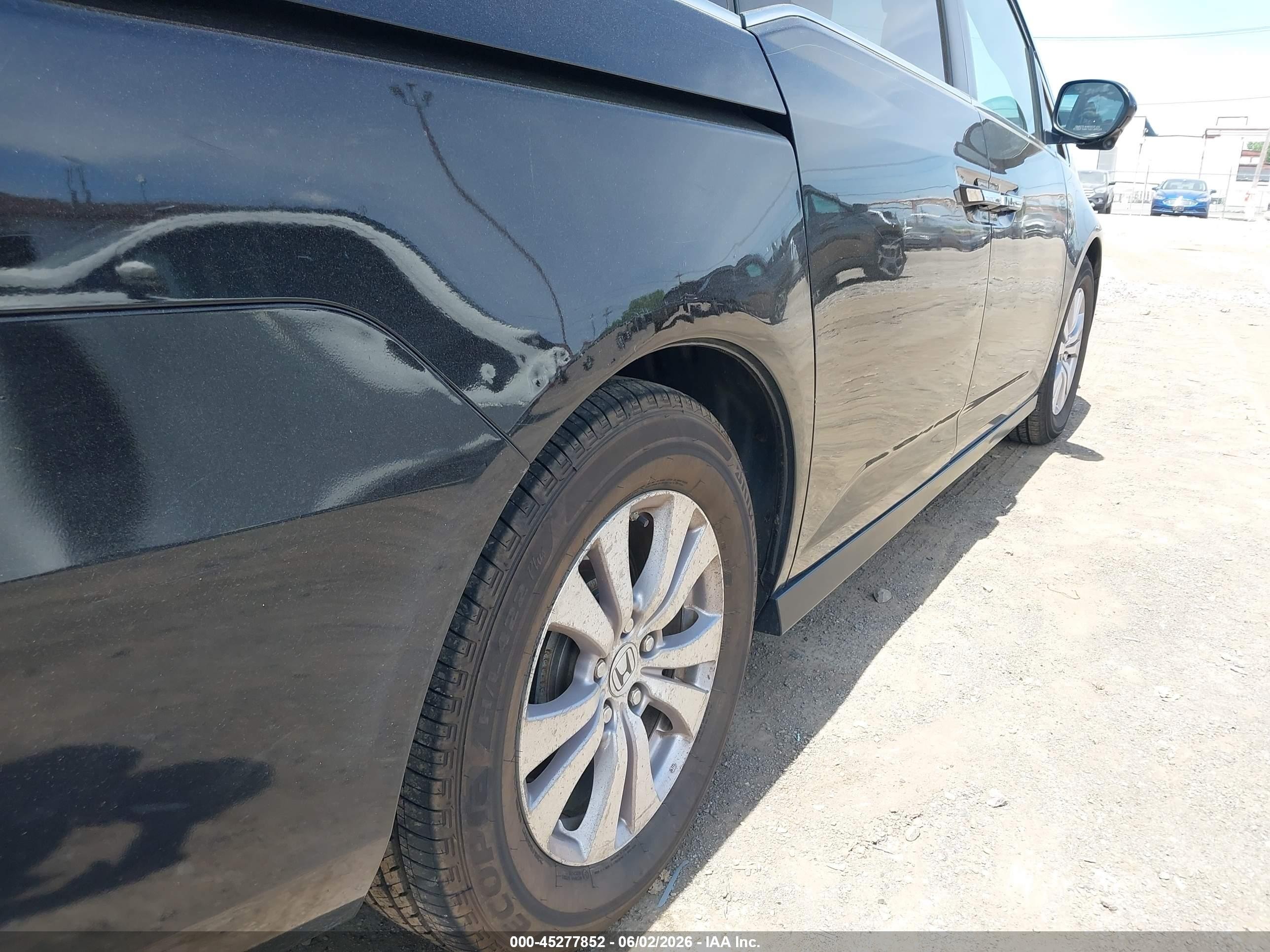 2014 Honda Odyssey Ex-l Black vin: 5FNRL5H60EB024229