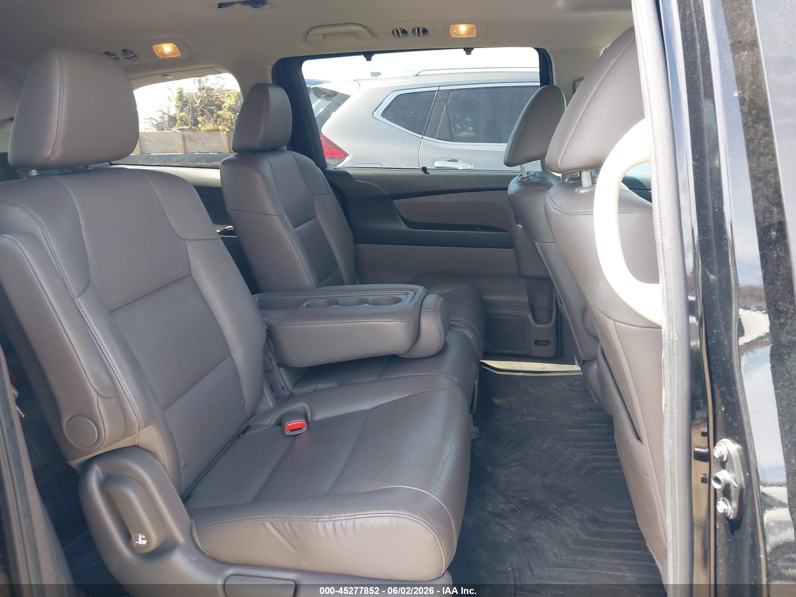 2014 Honda Odyssey Ex-l Black vin: 5FNRL5H60EB024229