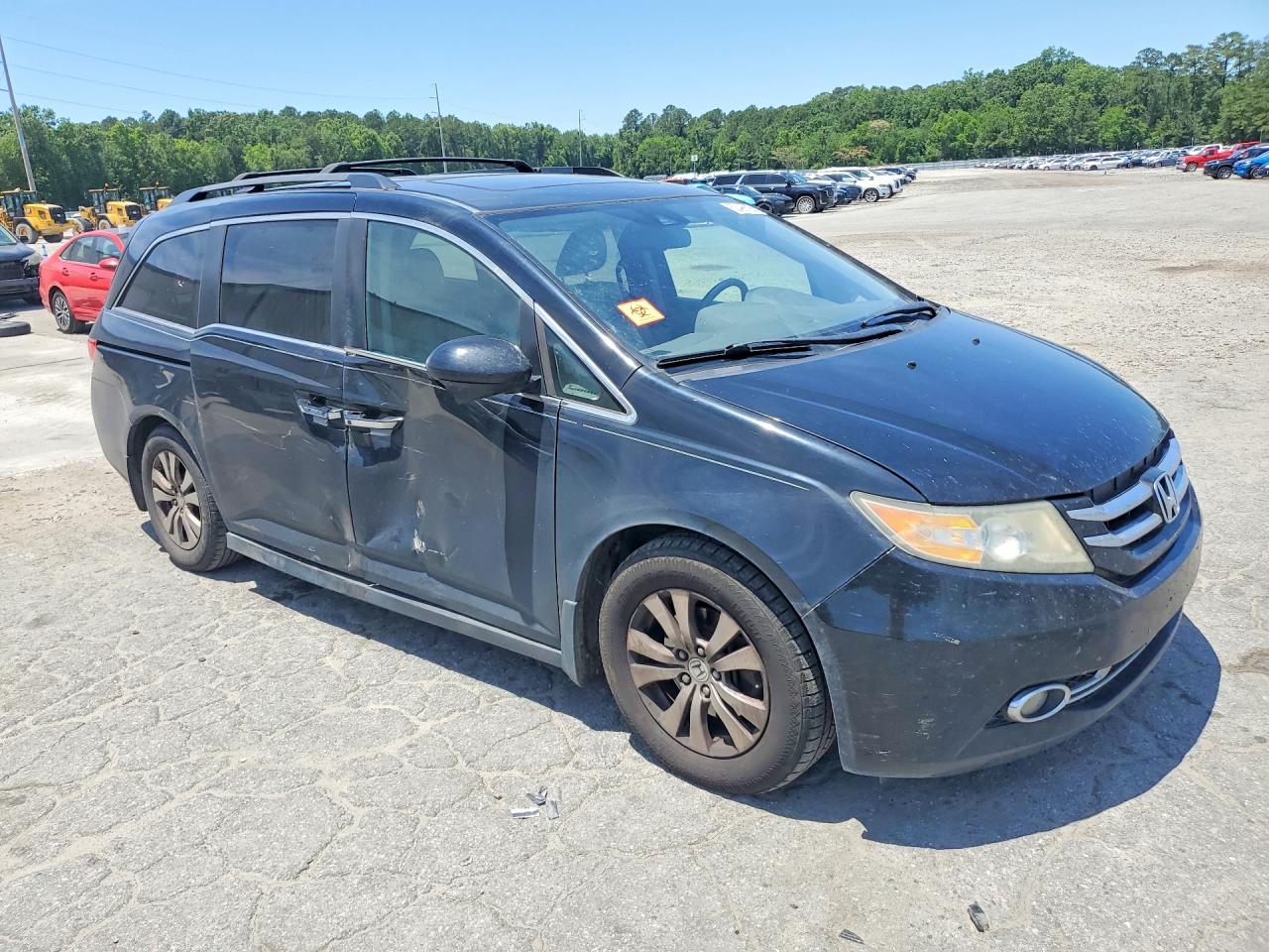 2014 Honda Odyssey Exl Black vin: 5FNRL5H60EB026417