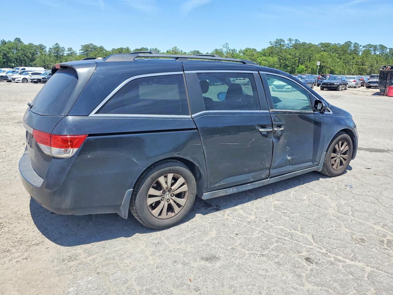 2014 Honda Odyssey Exl Black vin: 5FNRL5H60EB026417