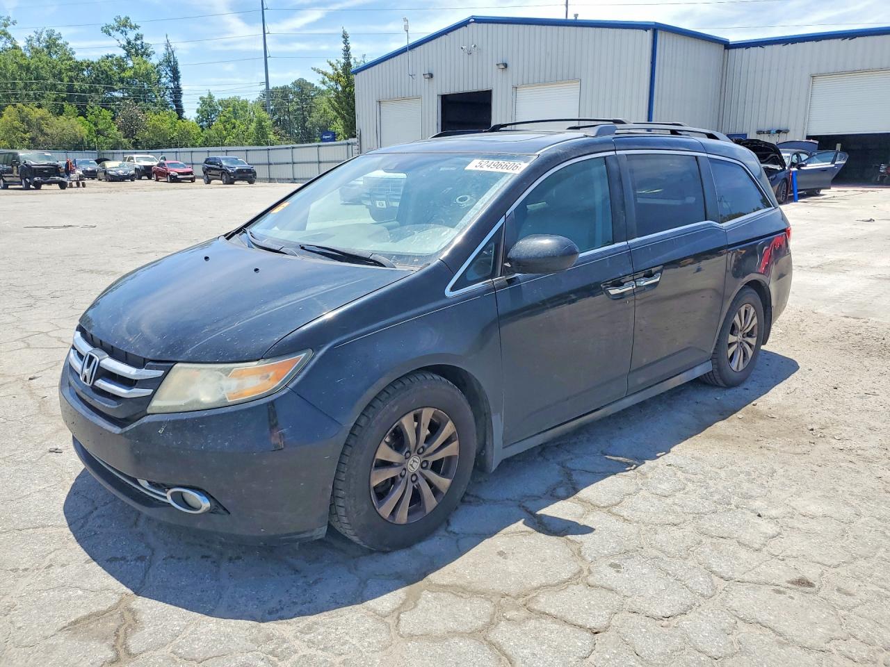 2014 Honda Odyssey Exl Black vin: 5FNRL5H60EB026417