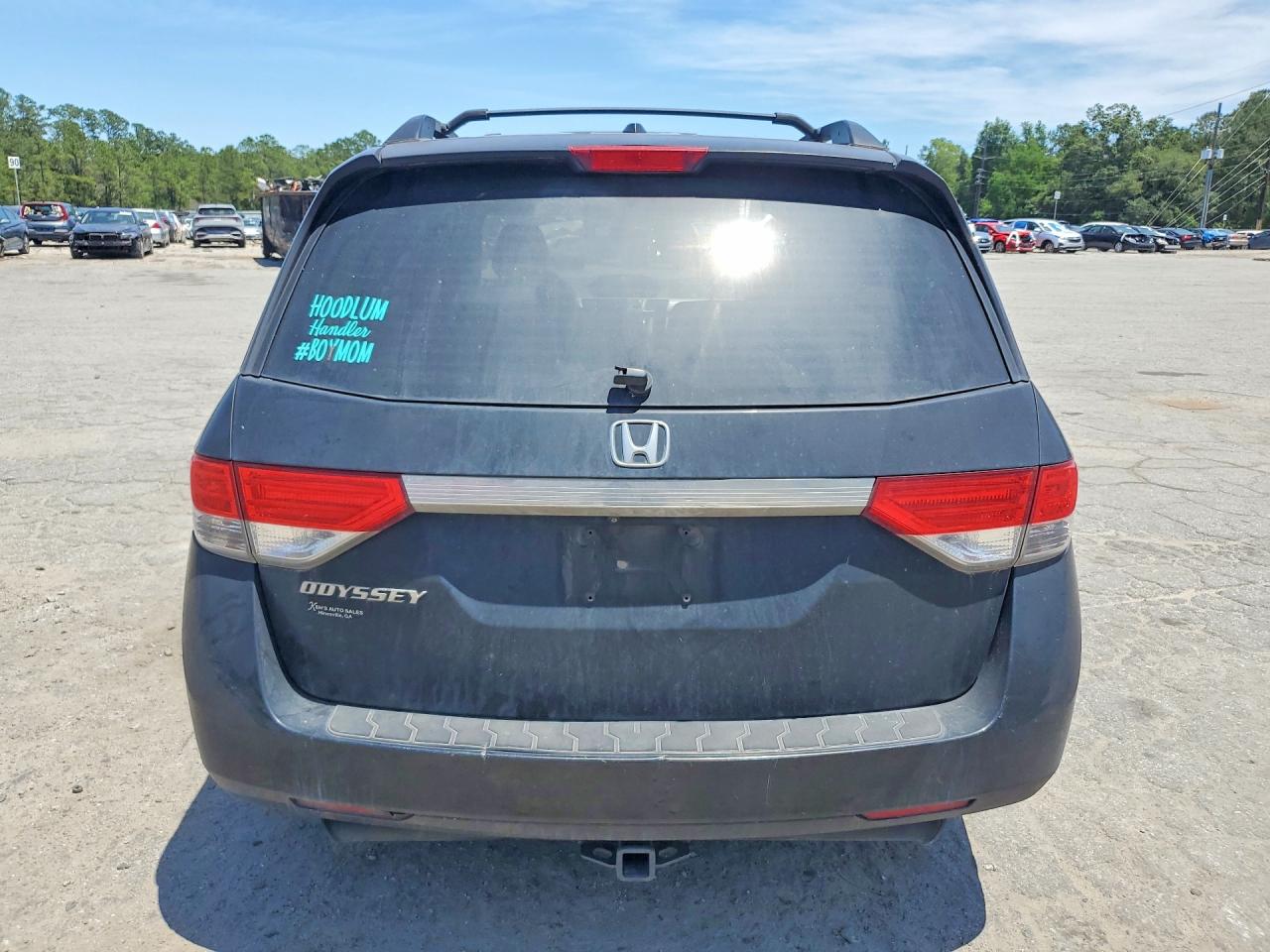 2014 Honda Odyssey Exl Black vin: 5FNRL5H60EB026417