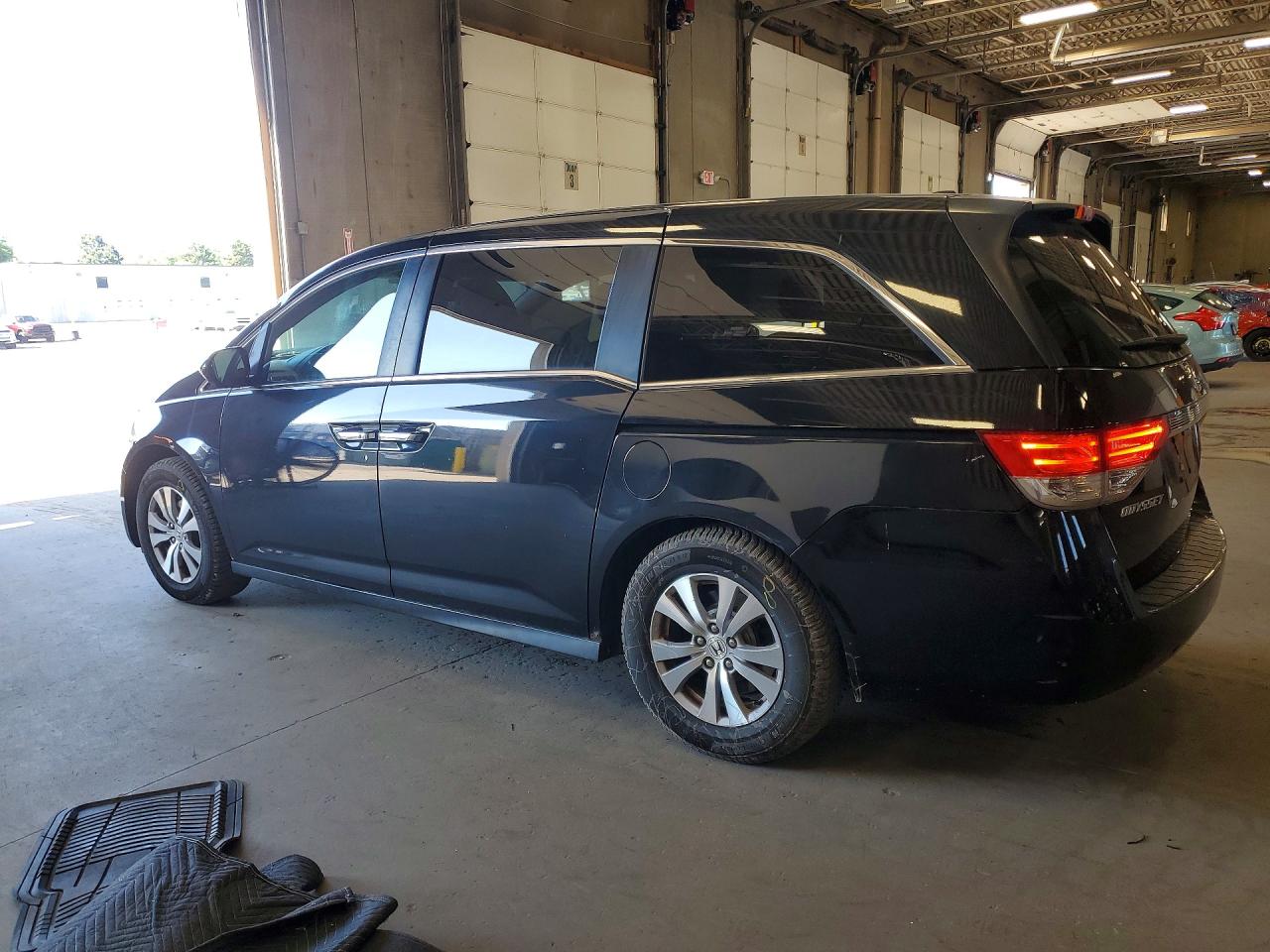 2014 Honda Odyssey Exl Blue vin: 5FNRL5H60EB033772