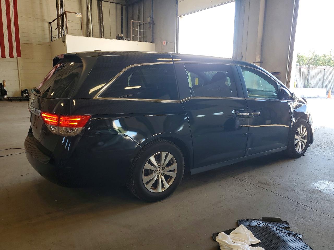 2014 Honda Odyssey Exl Blue vin: 5FNRL5H60EB033772