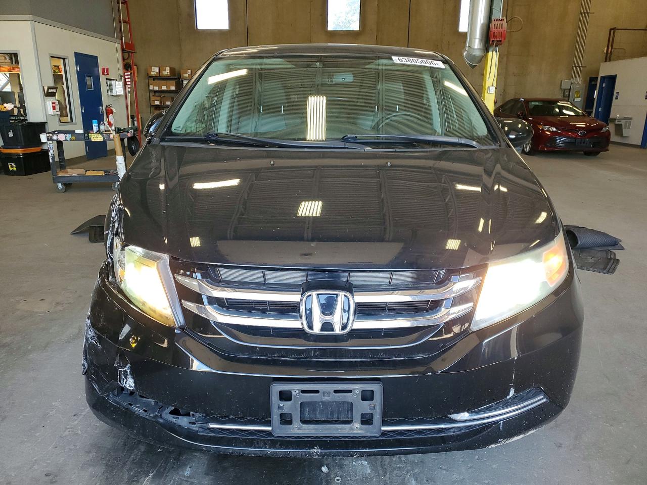 2014 Honda Odyssey Exl Blue vin: 5FNRL5H60EB033772