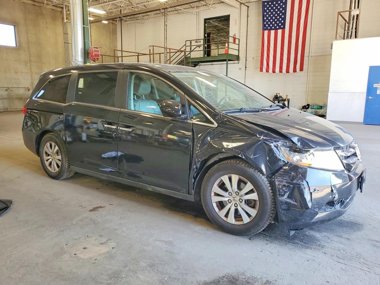 2014 Honda Odyssey Exl Blue vin: 5FNRL5H60EB033772