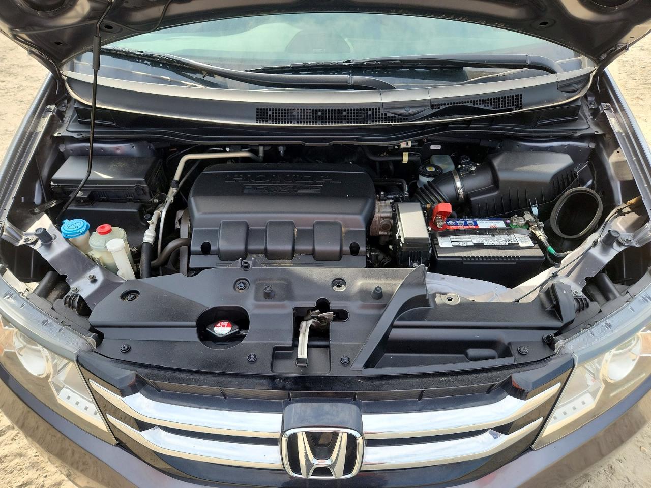 2014 Honda Odyssey Exl Серый vin: 5FNRL5H60EB036901