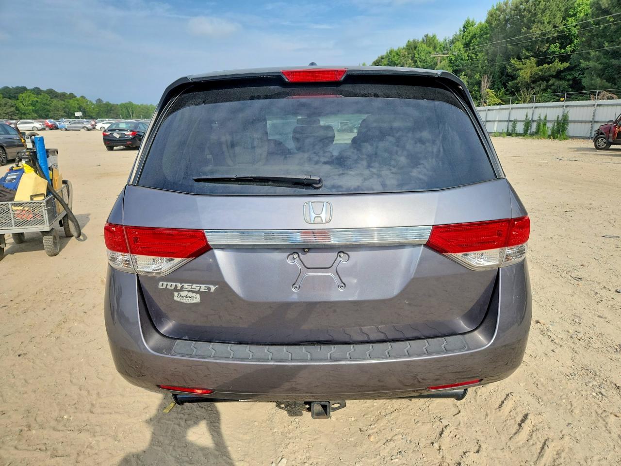 2014 Honda Odyssey Exl Серый vin: 5FNRL5H60EB036901