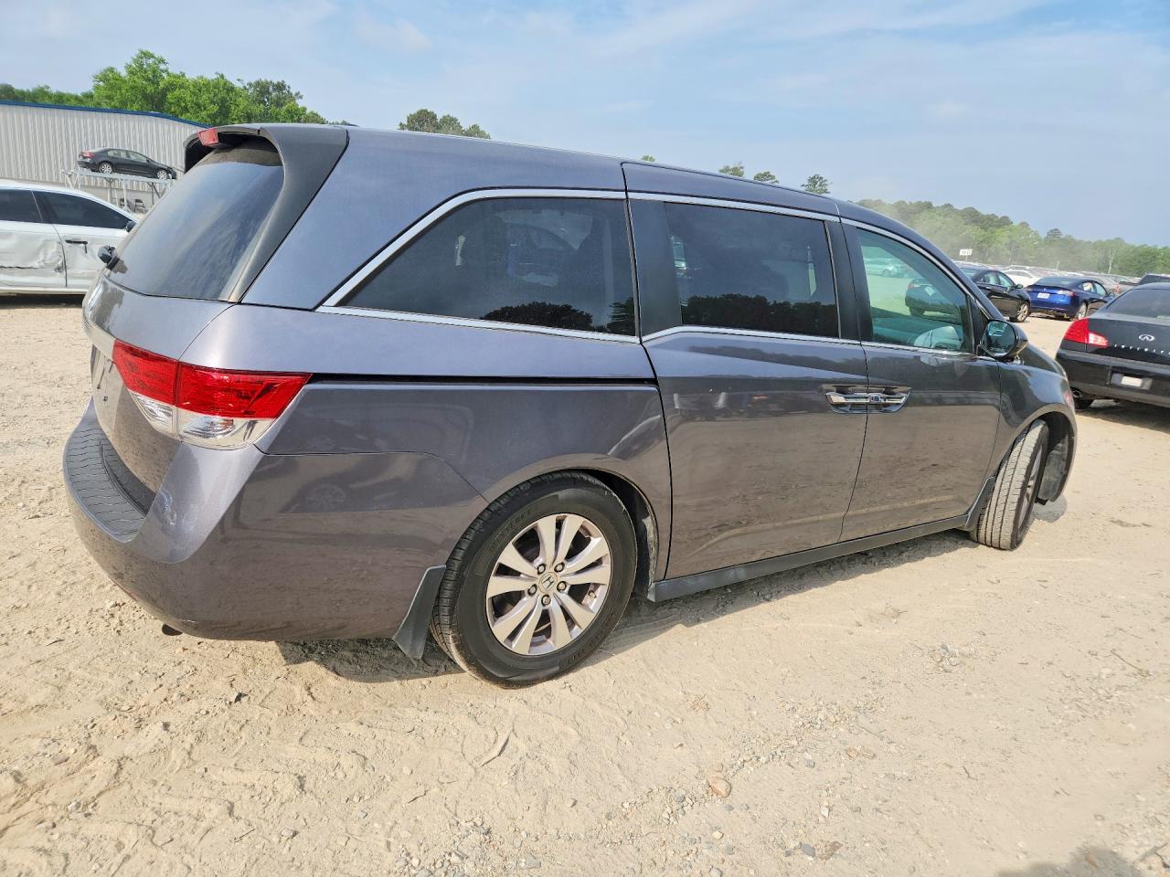 2014 Honda Odyssey Exl Серый vin: 5FNRL5H60EB036901