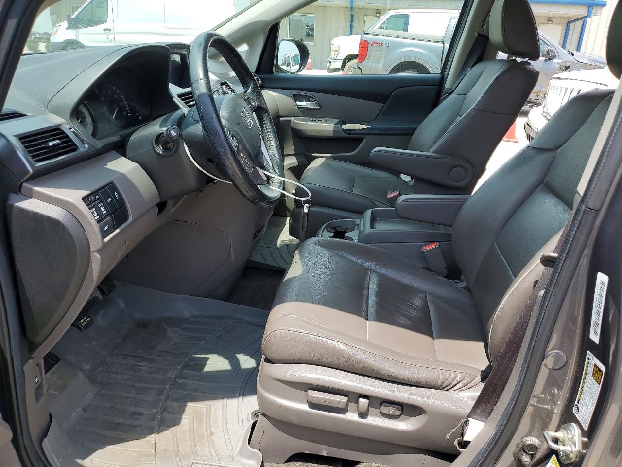 2014 Honda Odyssey Exl Gray vin: 5FNRL5H60EB037322